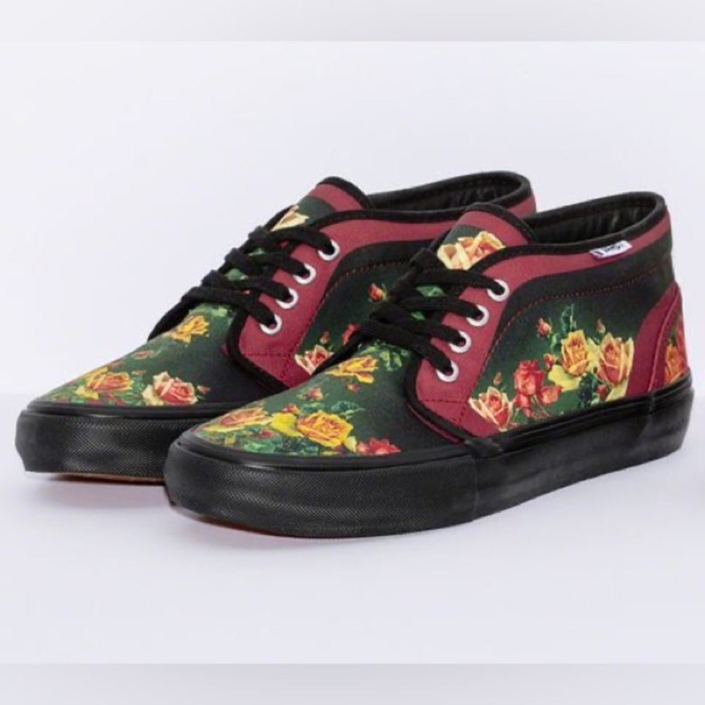 Supreme x Jean Paul Gaultier x Chukka 95 'Burgundy Floral' 11 NWT